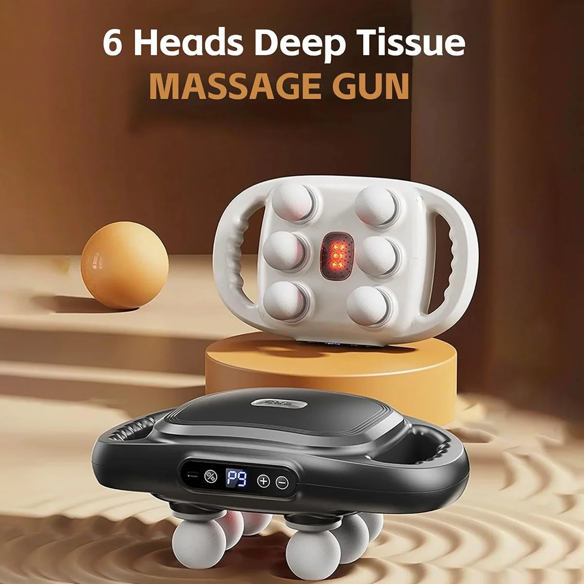 6 in 1 Full Body Electric Massager مدلك كهربائي 6 في 1 لكامل الجسم