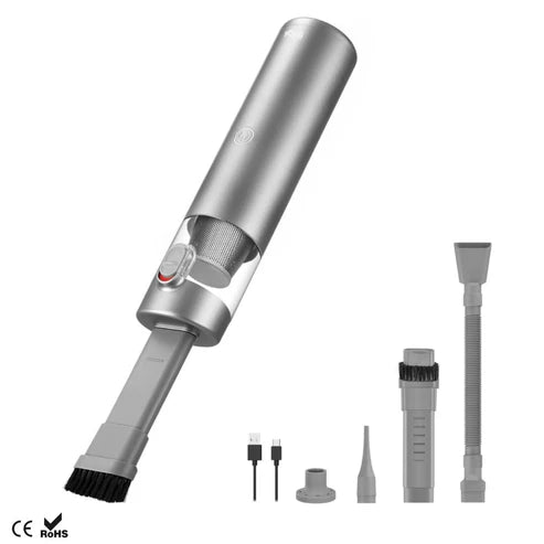 Lightweight 3 in 1 Mini Vacuum & Air Duster Brigii M1 With Crevice Nozzles