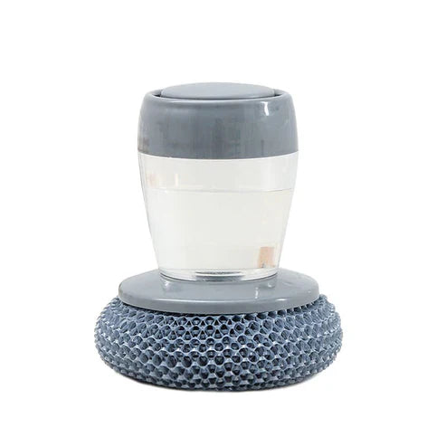 Smart Soap Dispensing Pot Brush Scrub & Shine in One Go