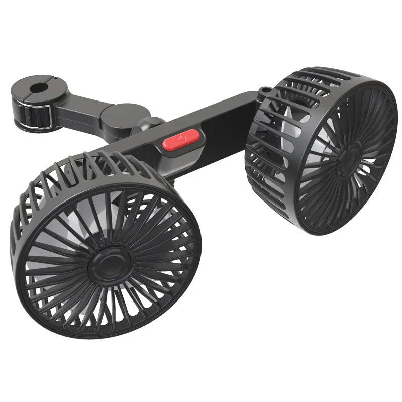Multifunctional Car Rear Fan Stay Cool with Adjustable Wind Power