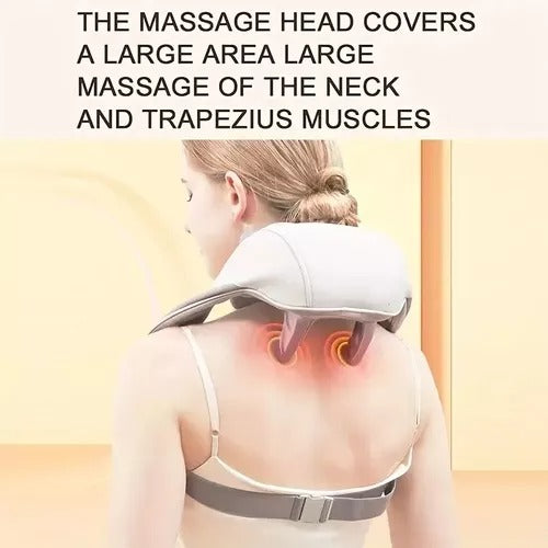 Wireless Neck Shoulder & Back Massager Professional Relief At Home
