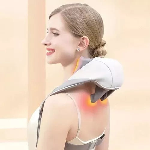 Wireless Neck Shoulder & Back Massager Professional Relief At Home