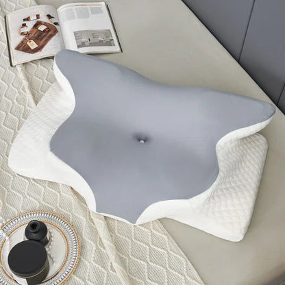 Luxury Butterfly Memory Pillow  Wake Up Pain-Free Every Morning