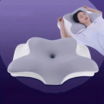 Luxury Butterfly Memory Pillow  Wake Up Pain-Free Every Morning