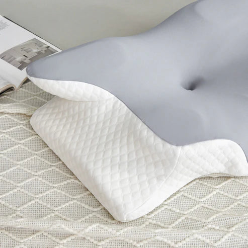 Luxury Butterfly Memory Pillow  Wake Up Pain-Free Every Morning