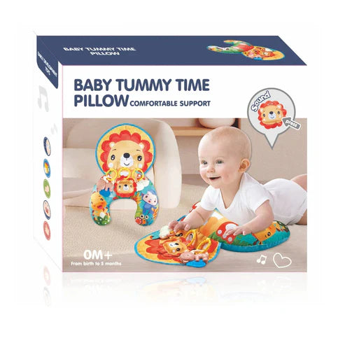 Soft Cartoon Baby Pillow Adorable Comfort for Peaceful Sleep