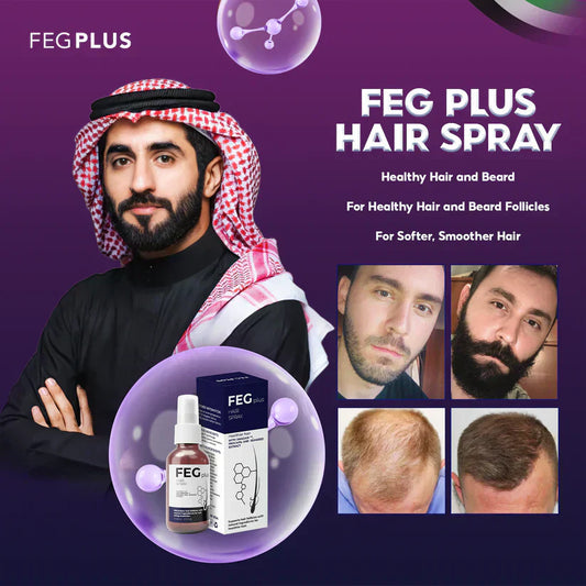 FEG Hair Growth Spray Plus Derma Roller, Suitable For Both Men and Women