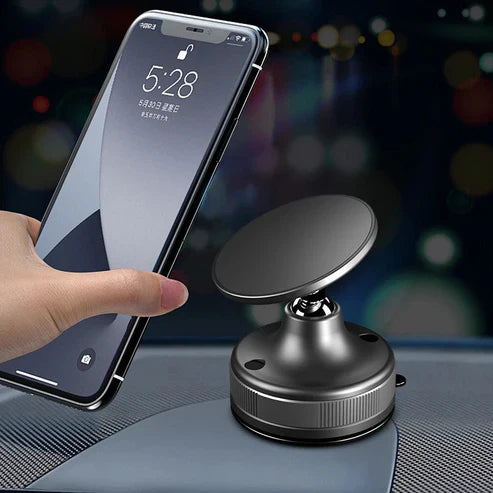 Hepu Suction Cup Car Mount Secure Magnetic Holder for Any Phone