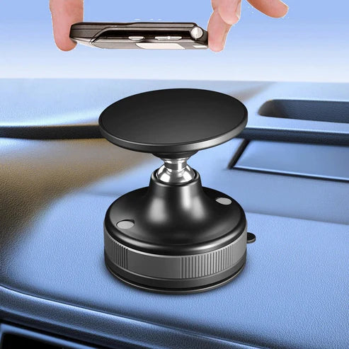 Hepu Suction Cup Car Mount Secure Magnetic Holder for Any Phone