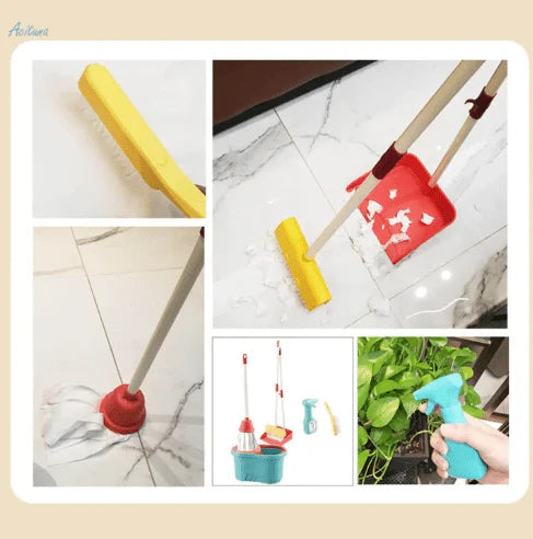 Mini Cleaning Set for Kids Teach, Play & Clean Together!
