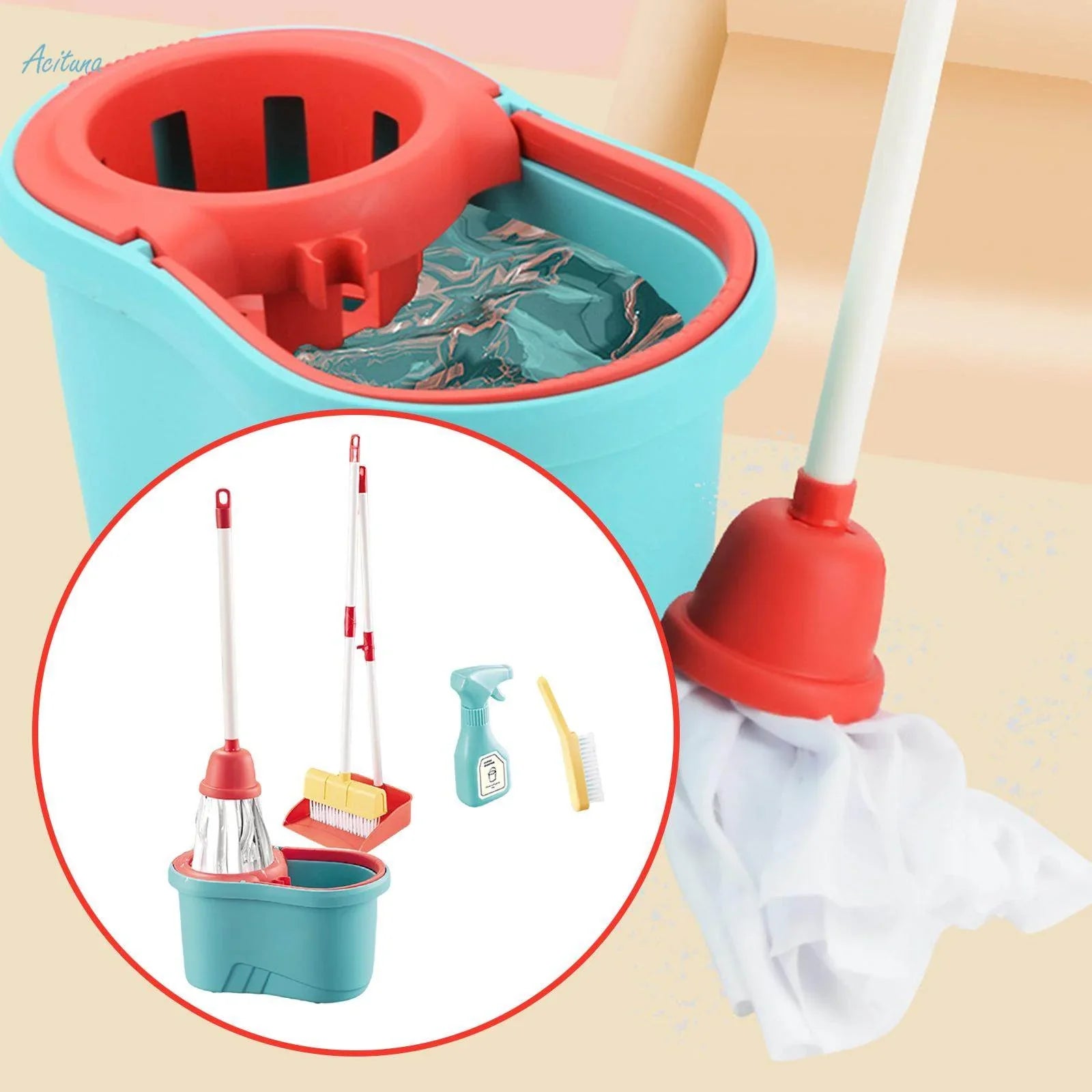 Mini Cleaning Set for Kids Teach, Play & Clean Together!