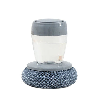 Smart Soap Dispensing Pot Brush Scrub & Shine in One Go