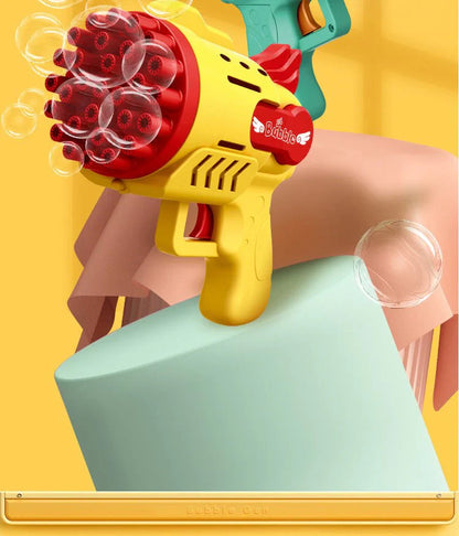 Gatling Bubble Blaster Light Up Fun for Kids