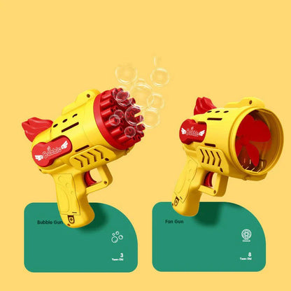 Gatling Bubble Blaster Light Up Fun for Kids