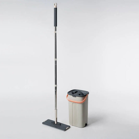 Magic Squeeze Mop with Bucket  Fast Touch-Free Floor Cleaning