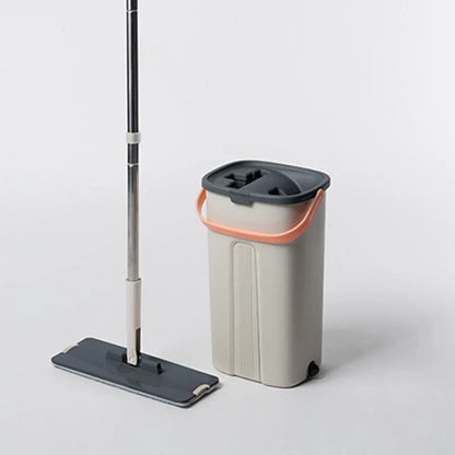 Magic Squeeze Mop with Bucket  Fast Touch-Free Floor Cleaning