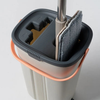 Magic Squeeze Mop with Bucket  Fast Touch-Free Floor Cleaning