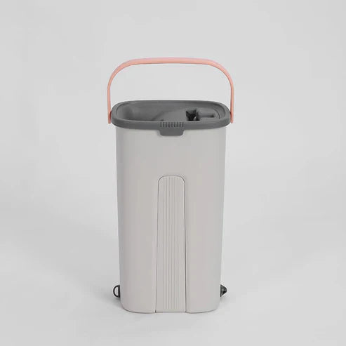Magic Squeeze Mop with Bucket  Fast Touch-Free Floor Cleaning